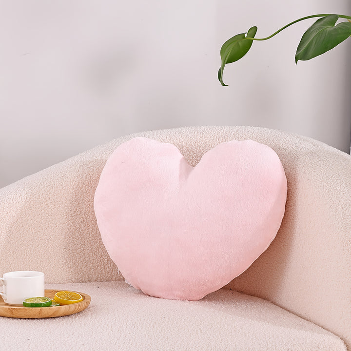 Heart Pillow, Love Pillow Gifts, 15X17 Inch Large Heart Shaped Pillows, Micromink Room Decor Throw Pillows, Living, Bedroom, Indoor Outdoor