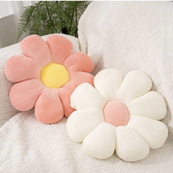 3Pcs Plush Flower Pattern Pillow Cushion, Soft, Cozy, and Hypoallergenic for Bedroom, Dorm Room, and Home Decor, Christmas Gift Halloween Thanksgiving Gift.