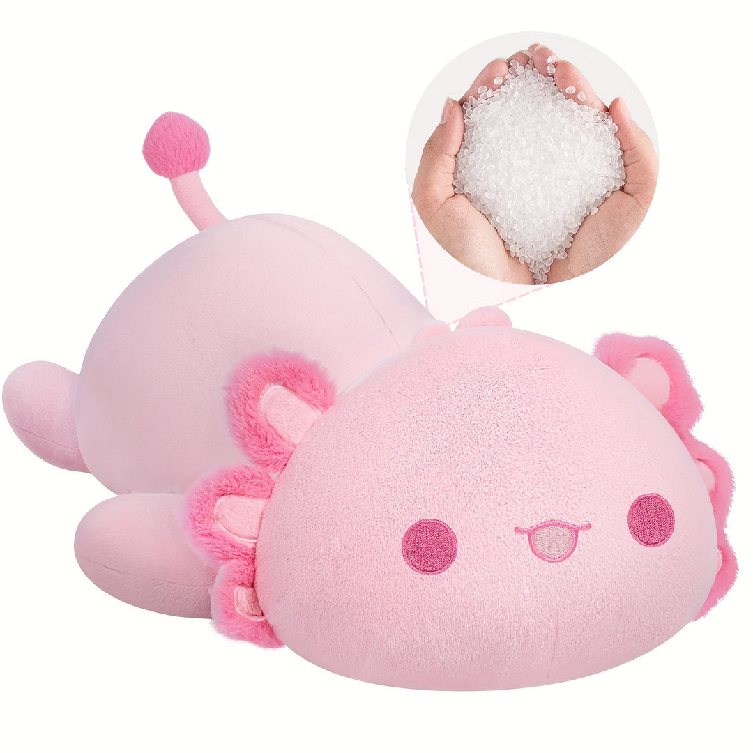 MeWaii 3Lbs Weighted Plush Axolotl, 22 Inches Large Weighted Plush Toy Multi-Item Party Favor Packs, Cute Soft Stuffed Animal, Plush Throw Pillow, Thanksgiving Gift Birthday Christmas Gift, Christmas Party Decor, Themed Gift, Birthday Gift