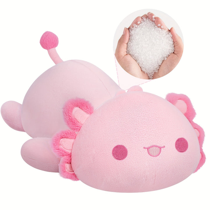 MeWaii 3Lbs Weighted Plush Axolotl, 22 Inches Large Weighted Plush Toy Multi-Item Party Favor Packs, Cute Soft Stuffed Animal, Plush Throw Pillow, Thanksgiving Gift Birthday Christmas Gift, Christmas Party Decor, Themed Gift, Birthday Gift