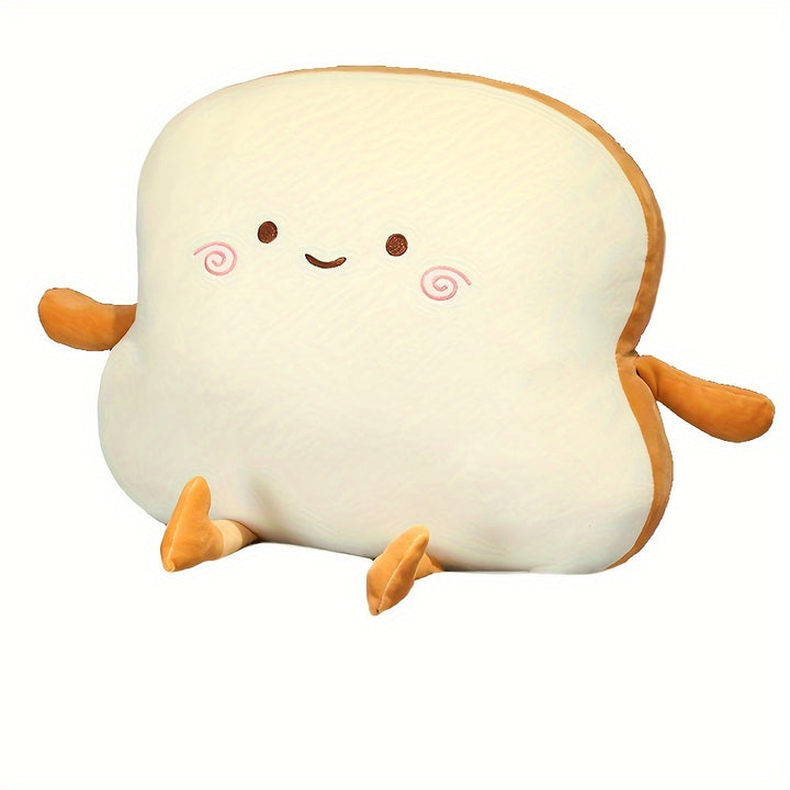 45cm Plush Bread Pillow: Cute Simulation Food Toast Soft Doll Pillow Cushion - Perfect Birthday, Christmas & Holloween Gifts For Kids!