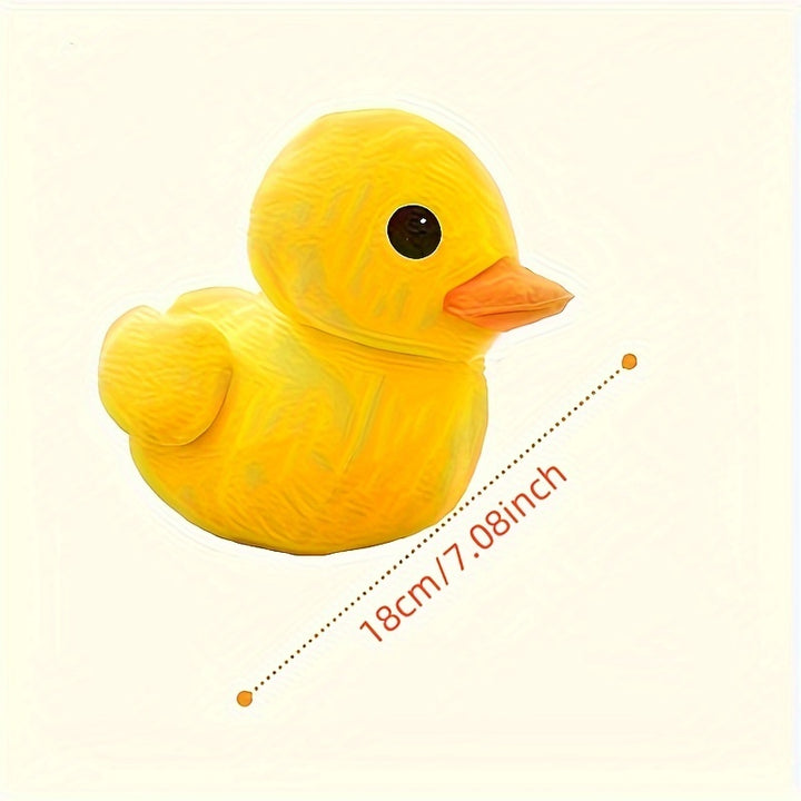 Soft Plush Big Yellow Duck Pillow Toy - Decorative Cushion for Bedroom or Living Room Sofa - New