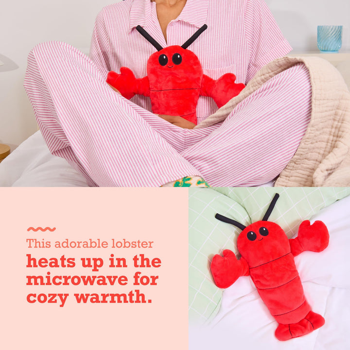 1pc Microwave Heating Pads, Lobster Heating Pad, Hot Cold Pack, Weighted Stuffed Animals