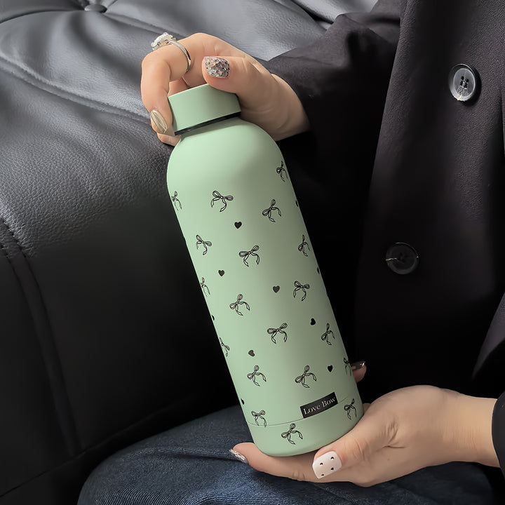 1pc Stainless Steel Insulated Water Bottle 500ml/16.91oz - Reusable, Hand Wash Only, Multipurpose Vacuum Flask for Travel, Gym, Outdoor Sports, Car Cup - No Electricity Needed, Ideal Gift for All Seasons, Outdoor Hydration|Stylish Vacuum Flask|Durable Dri