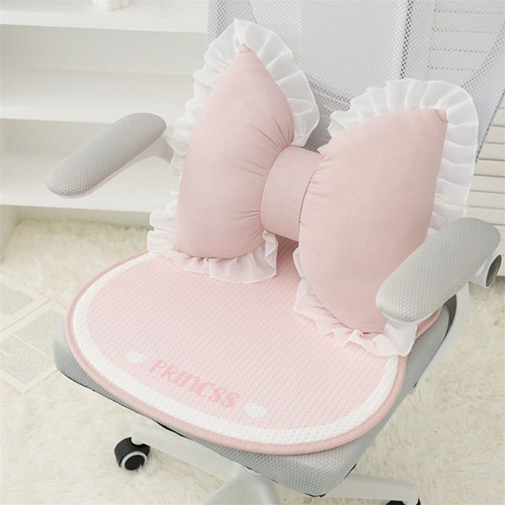 Bow Pillow Stuffed Bow Pillow Bow Shaped Throw Pillow Car Backrest Cushion Home Car Decoration