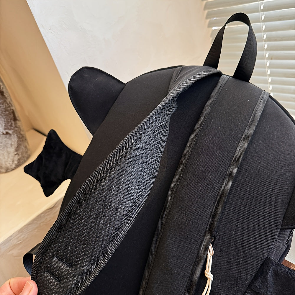 Creative Personality Backpack for Men and Women, Trendy Shark, Funny, Cute, Student, Ins, Korean Version, Travel, Motorcycle, Casual Backpack