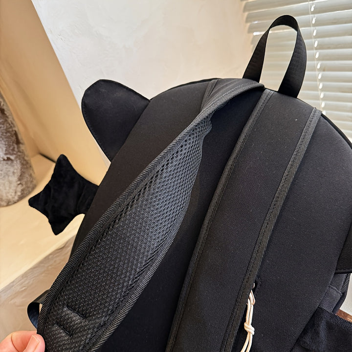 Creative Personality Backpack for Men and Women, Trendy Shark, Funny, Cute, Student, Ins, Korean Version, Travel, Motorcycle, Casual Backpack