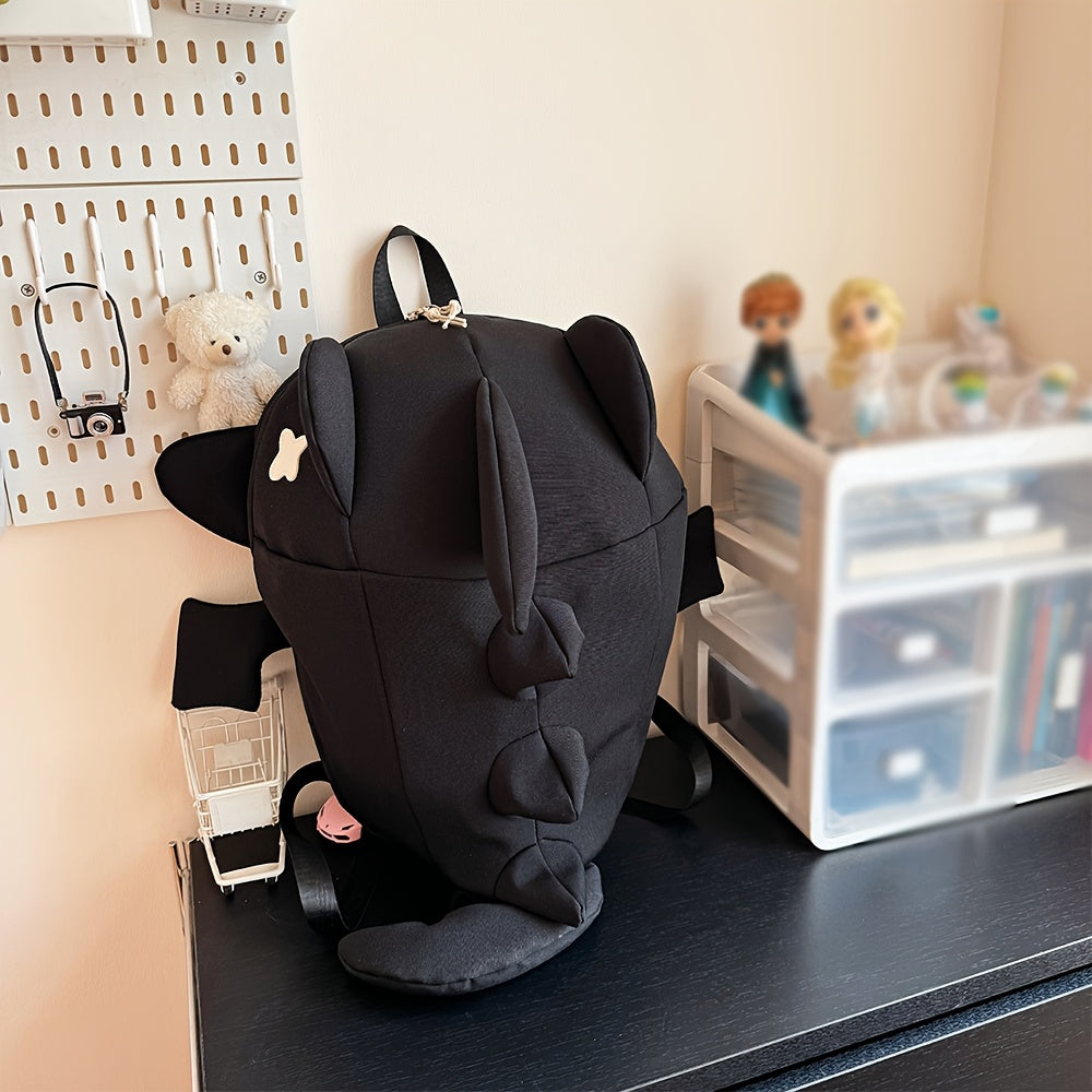 Creative Personality Backpack for Men and Women, Trendy Shark, Funny, Cute, Student, Ins, Korean Version, Travel, Motorcycle, Casual Backpack