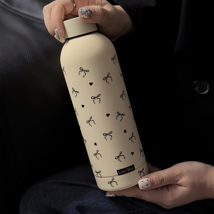1pc Stainless Steel Insulated Water Bottle 500ml/16.91oz - Reusable, Hand Wash Only, Multipurpose Vacuum Flask for Travel, Gym, Outdoor Sports, Car Cup - No Electricity Needed, Ideal Gift for All Seasons, Outdoor Hydration|Stylish Vacuum Flask|Durable Dri