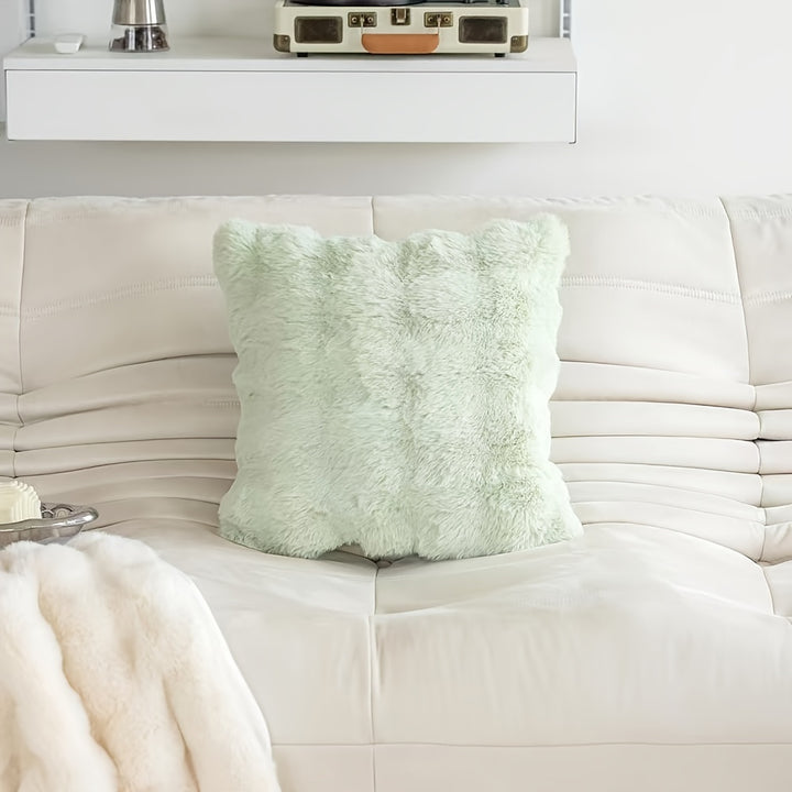 A Pair of Plush Pillow Covers, Each 17X17 Inches Thick, Designed to Be Soft Decorative Cushions for Sofas And Bedrooms.