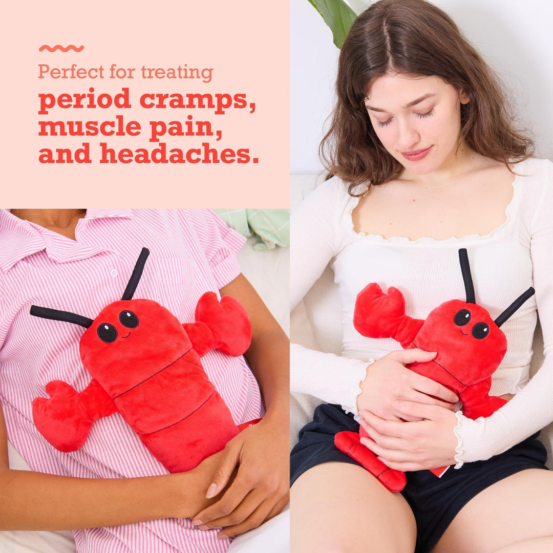1pc Microwave Heating Pads, Lobster Heating Pad, Hot Cold Pack, Weighted Stuffed Animals