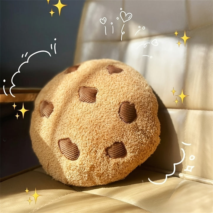 Decorative Cookie Biscuit Pattern 1pc Throw Pillow - Bedroom Guestroom Nap Seat Cushion for Living Room Home Decor