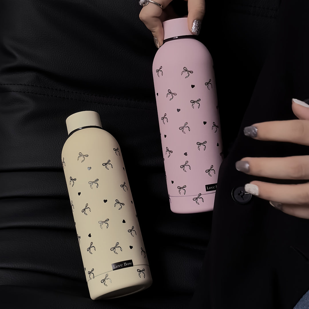 1pc Stainless Steel Insulated Water Bottle 500ml/16.91oz - Reusable, Hand Wash Only, Multipurpose Vacuum Flask for Travel, Gym, Outdoor Sports, Car Cup - No Electricity Needed, Ideal Gift for All Seasons, Outdoor Hydration|Stylish Vacuum Flask|Durable Dri