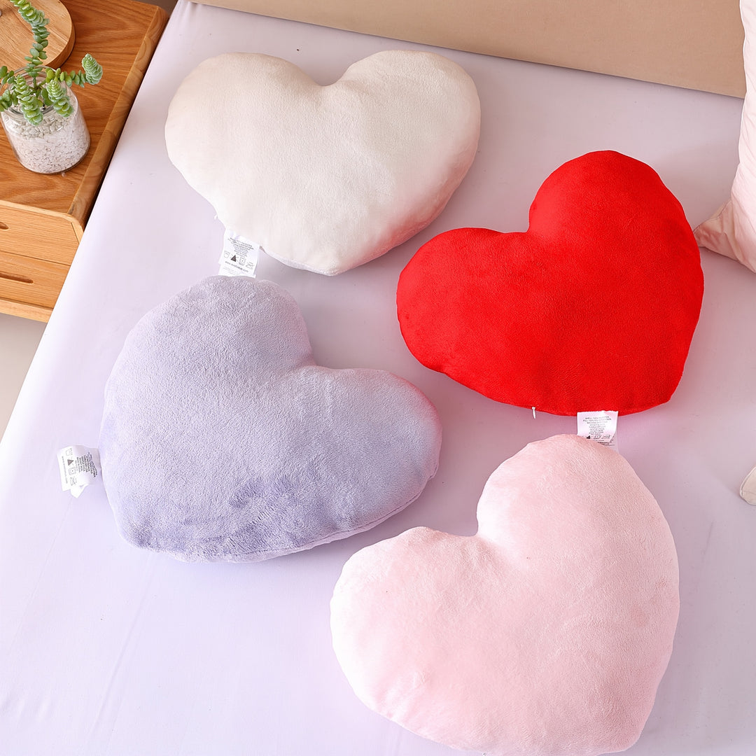 Heart Pillow, Love Pillow Gifts, 15X17 Inch Large Heart Shaped Pillows, Micromink Room Decor Throw Pillows, Living, Bedroom, Indoor Outdoor