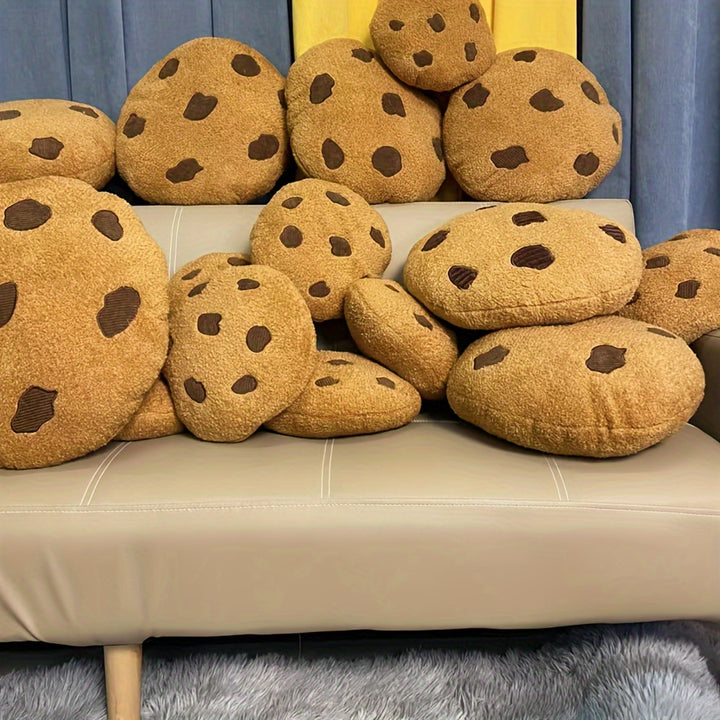 Decorative Cookie Biscuit Pattern 1pc Throw Pillow - Bedroom Guestroom Nap Seat Cushion for Living Room Home Decor