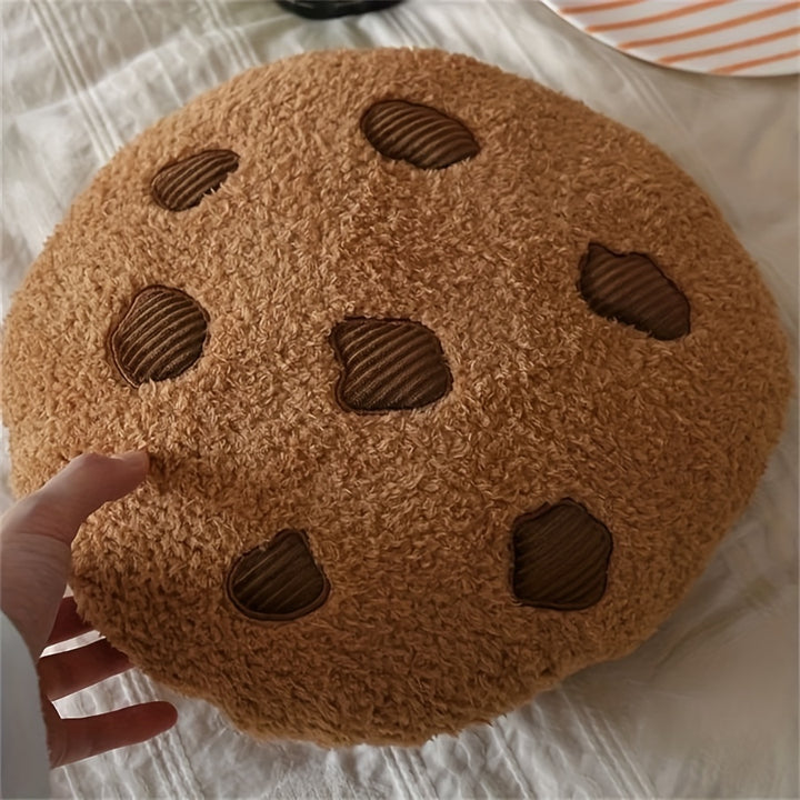 Decorative Cookie Biscuit Pattern 1pc Throw Pillow - Bedroom Guestroom Nap Seat Cushion for Living Room Home Decor
