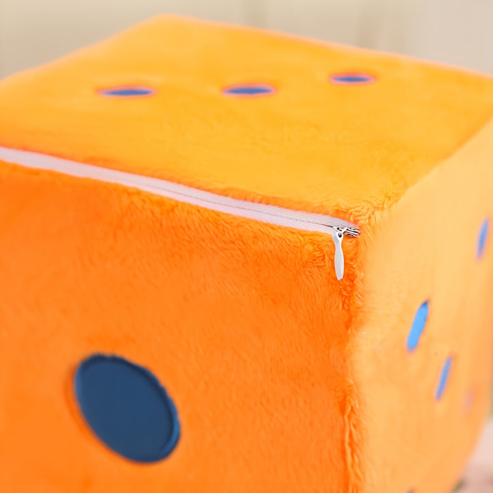 Cute and Soft Dice Plush Pillow Kawaii Cozy Pillow Adorable Creative Cushion New Personality Modern Design Pillow Holiday Party Home Decor Holiday Easter and Birthday Gifts for Friends and Family