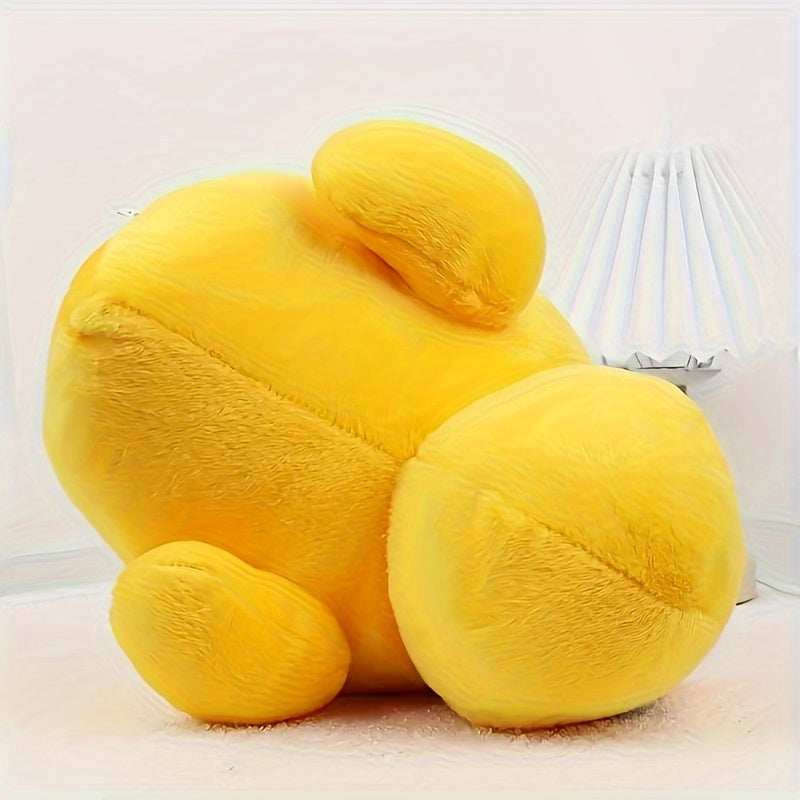 Soft Plush Big Yellow Duck Pillow Toy - Decorative Cushion for Bedroom or Living Room Sofa - New