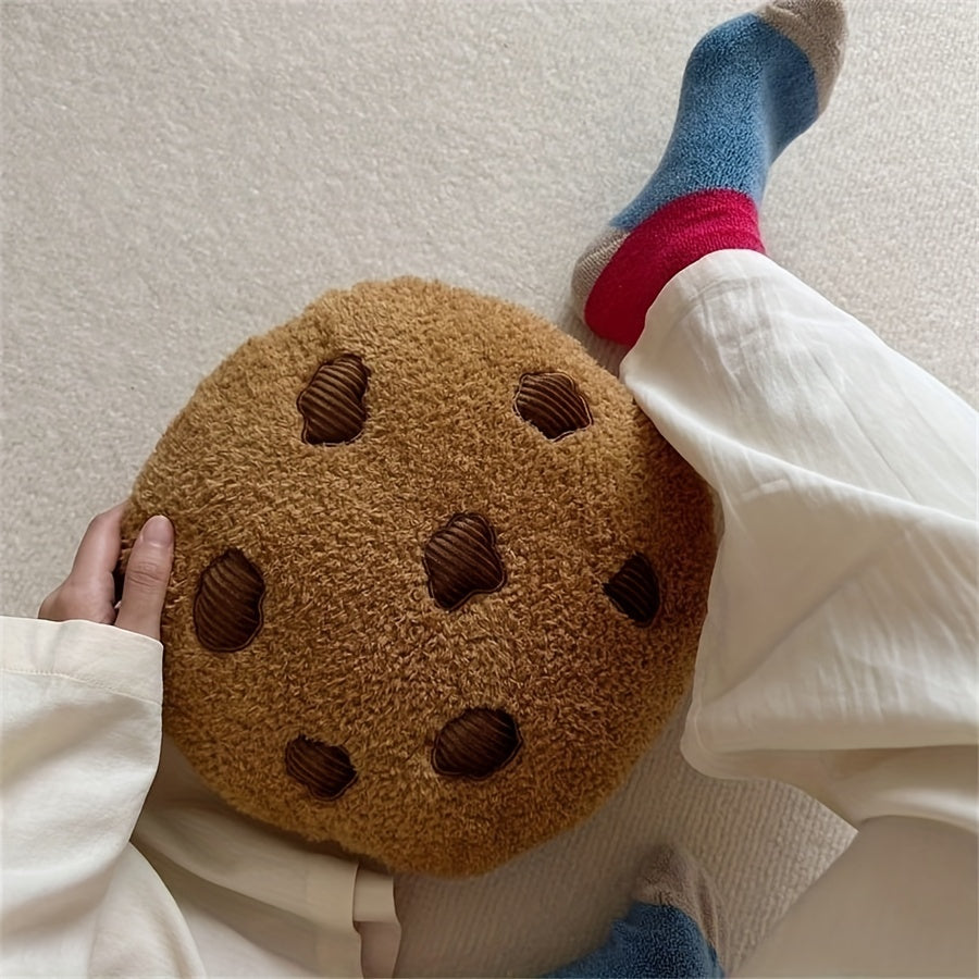 Decorative Cookie Biscuit Pattern 1pc Throw Pillow - Bedroom Guestroom Nap Seat Cushion for Living Room Home Decor