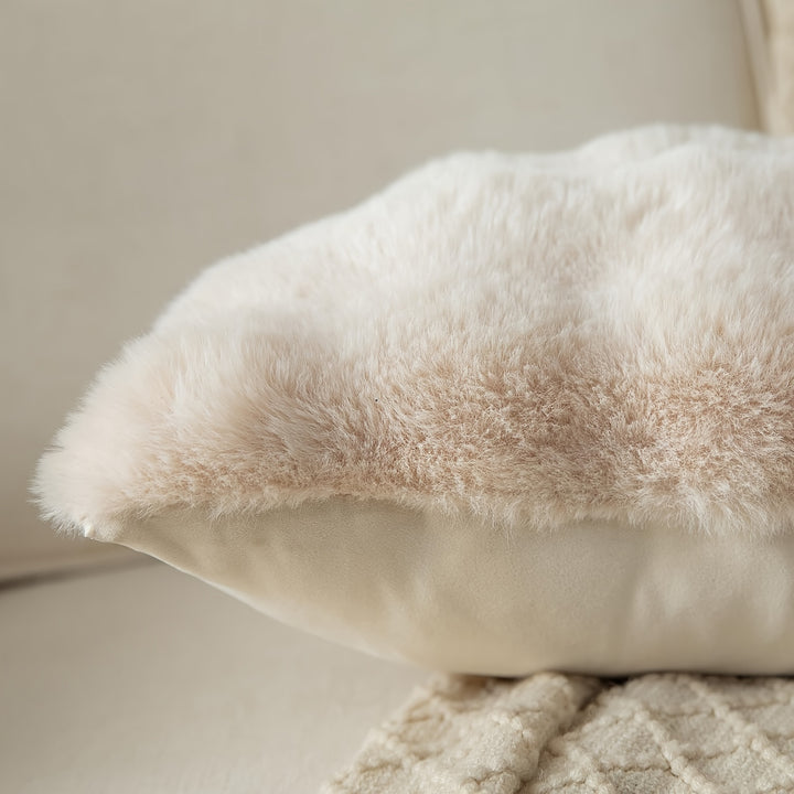 A Pair of Plush Pillow Covers, Each 17X17 Inches Thick, Designed to Be Soft Decorative Cushions for Sofas And Bedrooms.