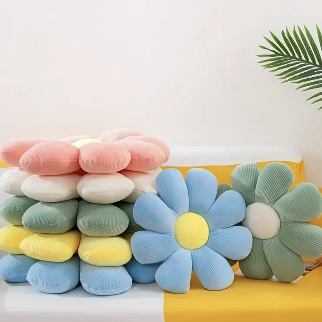 3Pcs Plush Flower Pattern Pillow Cushion, Soft, Cozy, and Hypoallergenic for Bedroom, Dorm Room, and Home Decor, Christmas Gift Halloween Thanksgiving Gift.