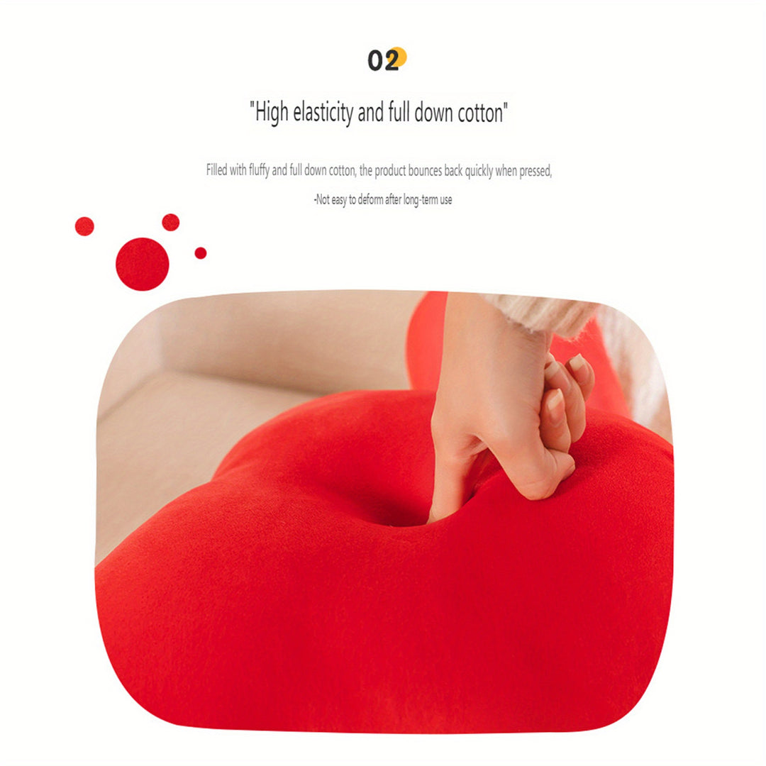Bow Shape Throw Pillow Cute Soft Sofa Cushion Back Support Stuffed Toy for Bedroom Couch Office Home Decoration
