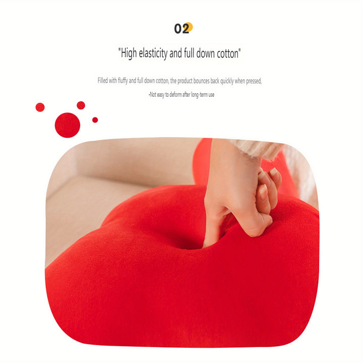 Bow Shape Throw Pillow Cute Soft Sofa Cushion Back Support Stuffed Toy for Bedroom Couch Office Home Decoration