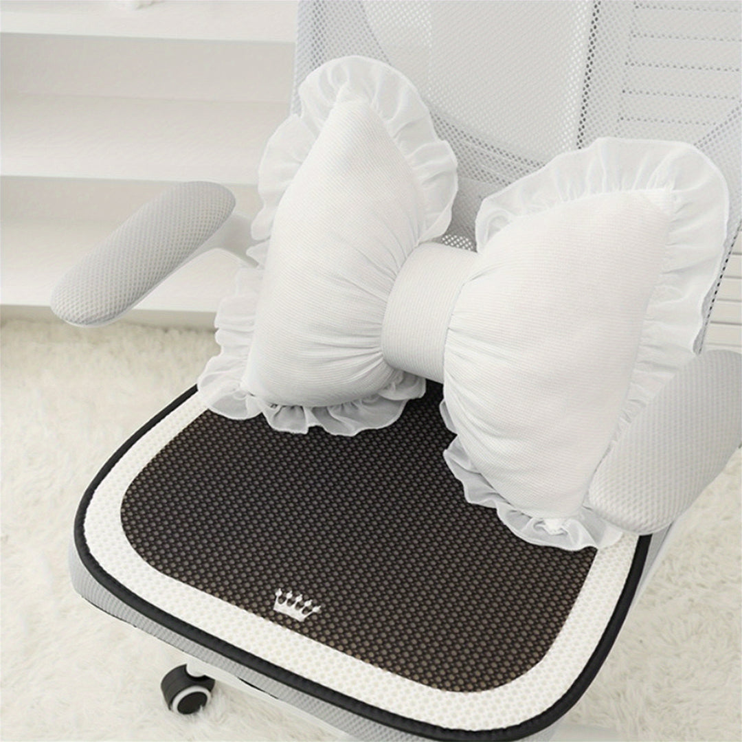 Bow Pillow Stuffed Bow Pillow Bow Shaped Throw Pillow Car Backrest Cushion Home Car Decoration