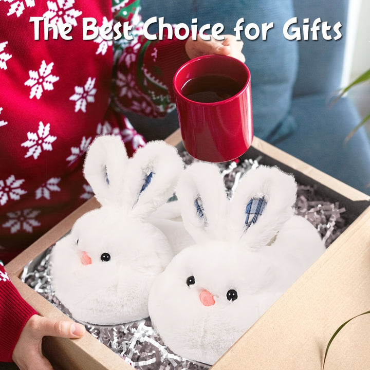 Cute Animal Plush Indoor Slippers, Comfortable Animal Bedroom Slippers, Soft Home Shoes, Easter Creative Gift For Outdoor Use
