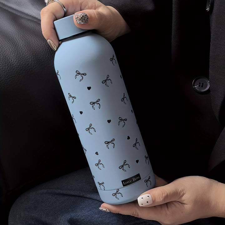 1pc Stainless Steel Insulated Water Bottle 500ml/16.91oz - Reusable, Hand Wash Only, Multipurpose Vacuum Flask for Travel, Gym, Outdoor Sports, Car Cup - No Electricity Needed, Ideal Gift for All Seasons, Outdoor Hydration|Stylish Vacuum Flask|Durable Dri