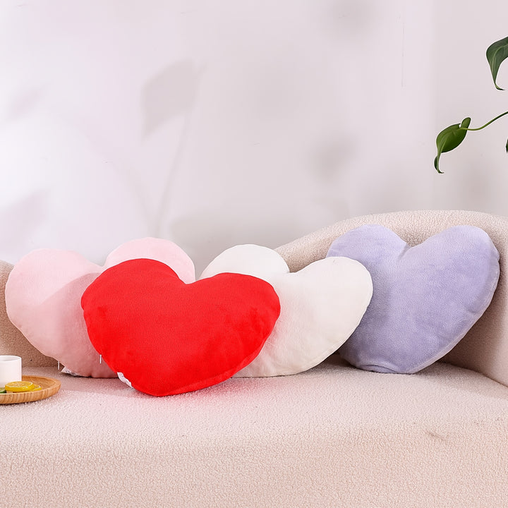 Heart Pillow, Love Pillow Gifts, 15X17 Inch Large Heart Shaped Pillows, Micromink Room Decor Throw Pillows, Living, Bedroom, Indoor Outdoor