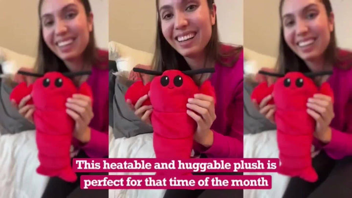 1pc Microwave Heating Pads, Lobster Heating Pad, Hot Cold Pack, Weighted Stuffed Animals