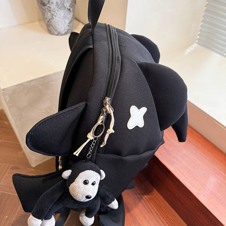 Creative Personality Backpack for Men and Women, Trendy Shark, Funny, Cute, Student, Ins, Korean Version, Travel, Motorcycle, Casual Backpack