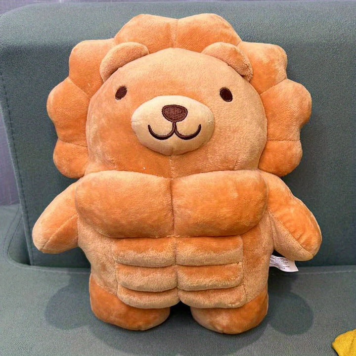 [11.8" Soft Teddy Bear Plush] Adorable 11.8" Muscle Teddy Bear Plush Toy - Soft, Cuddly Stuffed Animal Pillow for Youngsters & Adults - Perfect for Christmas, Birthday Gifts