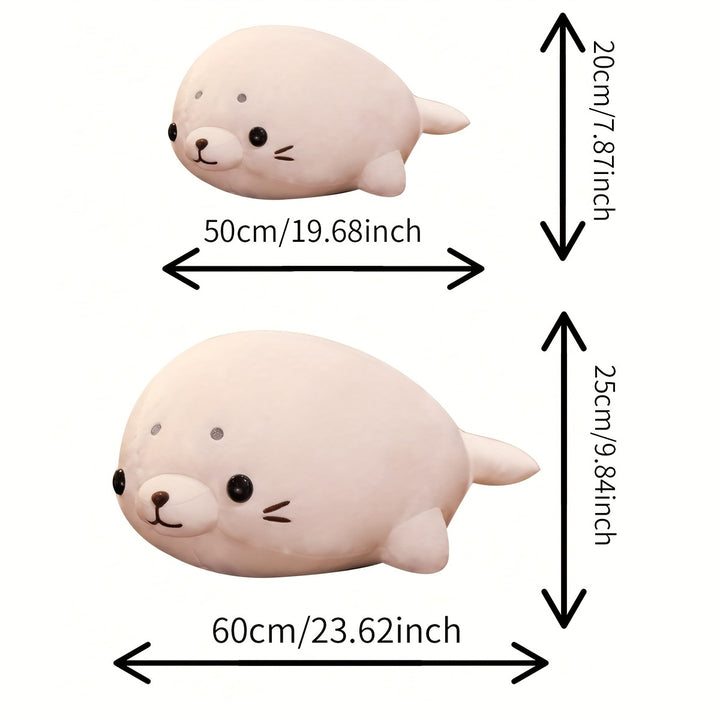 Pet Alliance Soft White Seal Plush Toy – Cute Lying Pose, Down-Filled, Cozy & Cuddly Home Decor, Perfect Gift for Birthdays or Aquarium Lovers, Comforting Plush Toy | Cute Seal Design | Soft Plush Texture