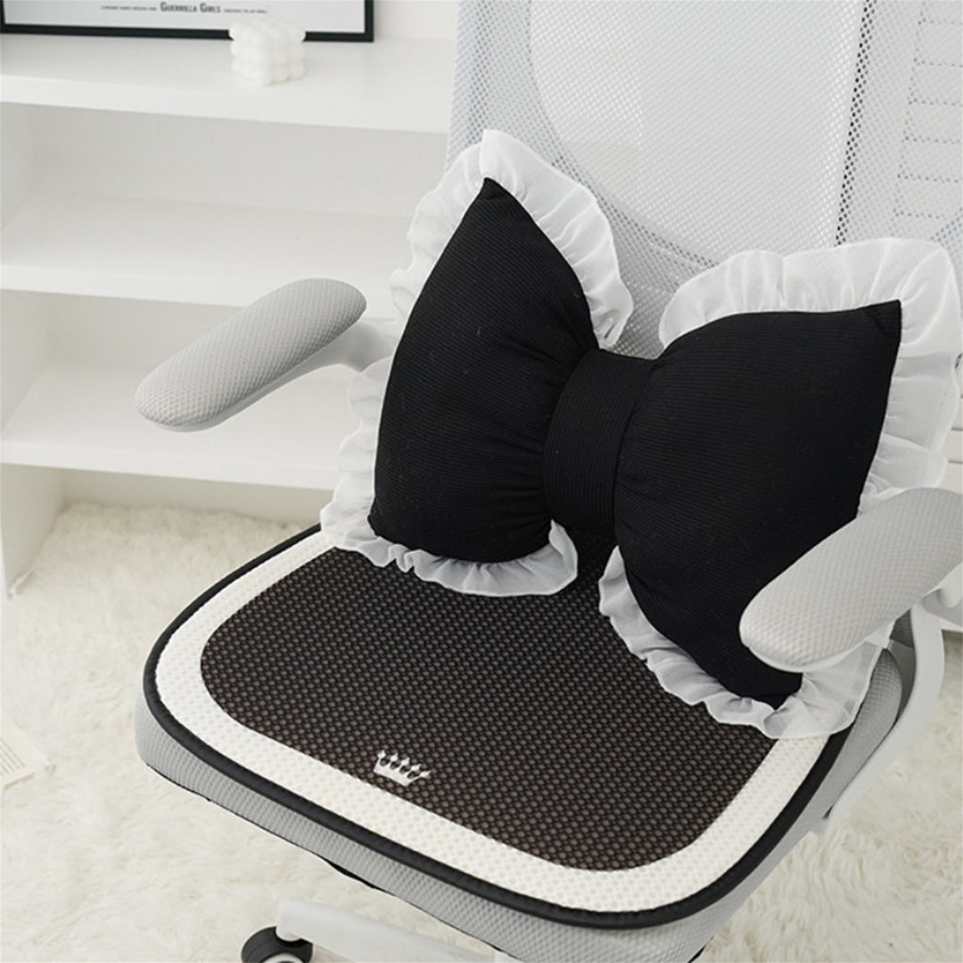 Bow Pillow Stuffed Bow Pillow Bow Shaped Throw Pillow Car Backrest Cushion Home Car Decoration