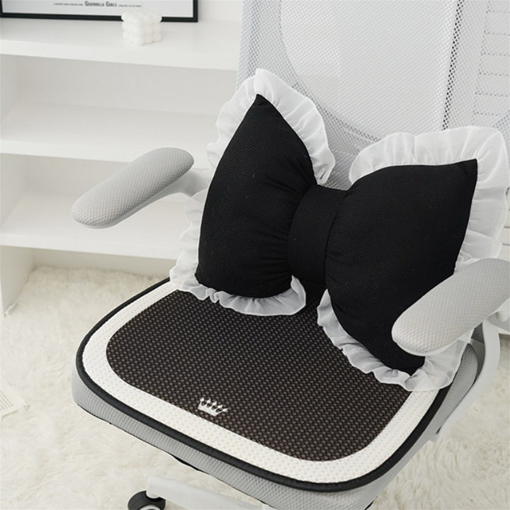 Bow Pillow Stuffed Bow Pillow Bow Shaped Throw Pillow Car Backrest Cushion Home Car Decoration