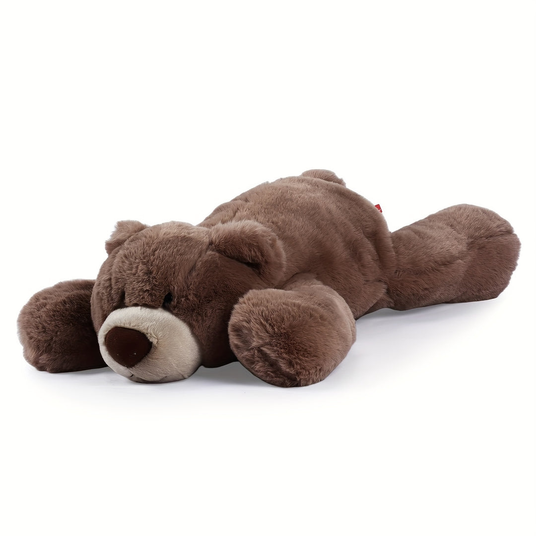 2 LB Weighted Stuffed Animals 40cm/20 inch Giant Stuffed Animal Soft Polar Bear Plush Toys Cute Grey Husky Doll Toy Kawaii Plushies for Christmas Gift Birthday Gift Home Decoration