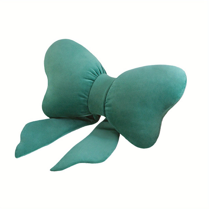 Bow Shape Throw Pillow Cute Soft Sofa Cushion Back Support Stuffed Toy for Bedroom Couch Office Home Decoration