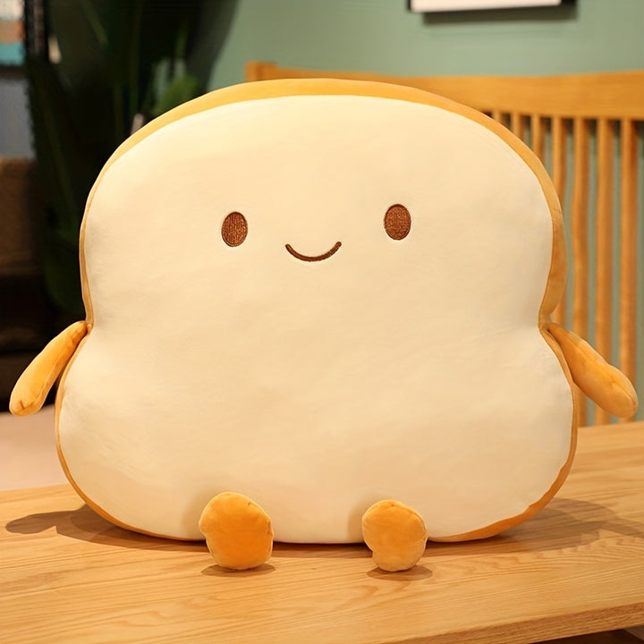 45cm Plush Bread Pillow: Cute Simulation Food Toast Soft Doll Pillow Cushion - Perfect Birthday, Christmas & Holloween Gifts For Kids!