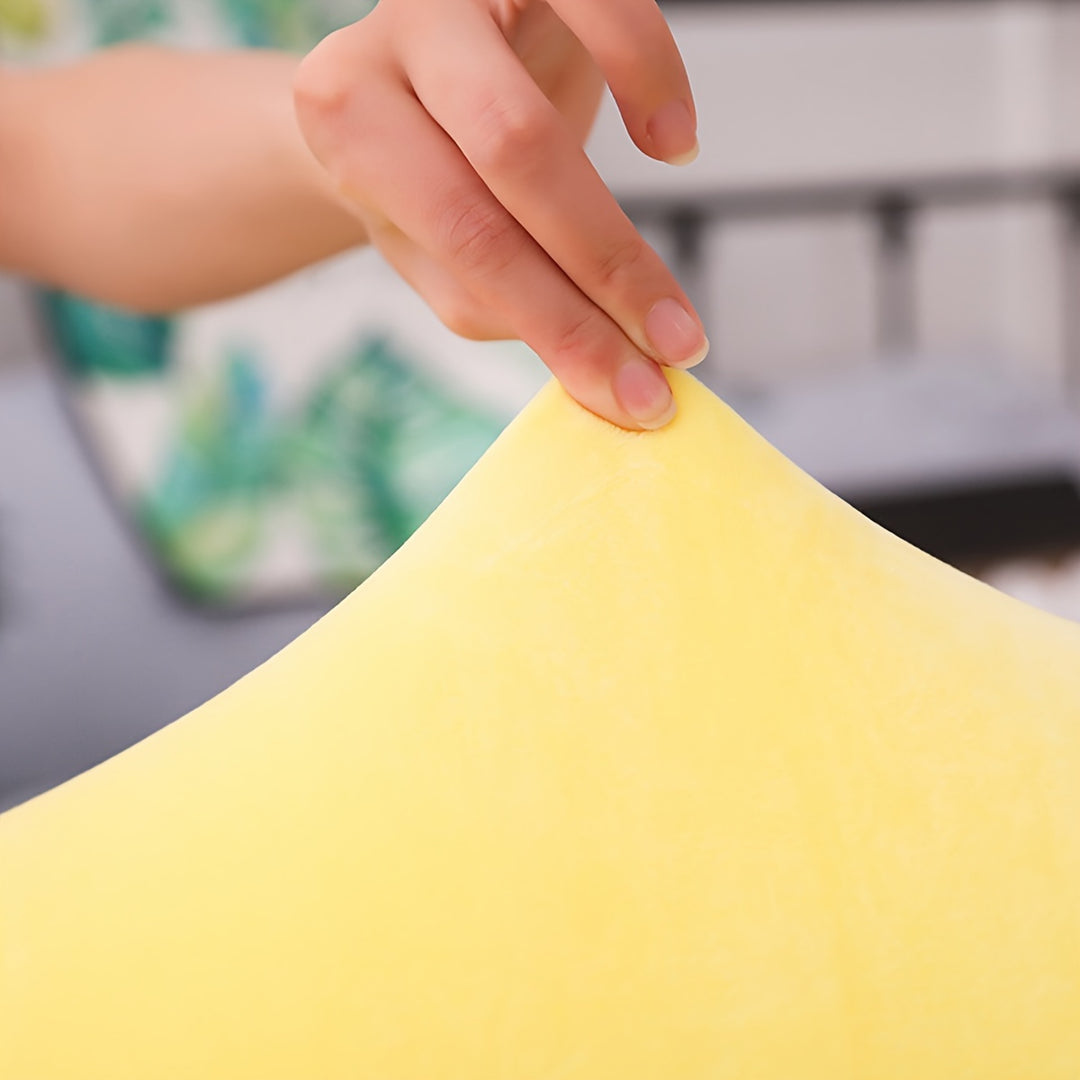 [Soft Yellow Duck Plush Toy] Cute And Creative Yellow Plush Duck Toy, Filled With Down Polyester, Soft And Comfortable, Suitable For Home As A Duck-shaped Cushion, A Creative Birthday Gift
