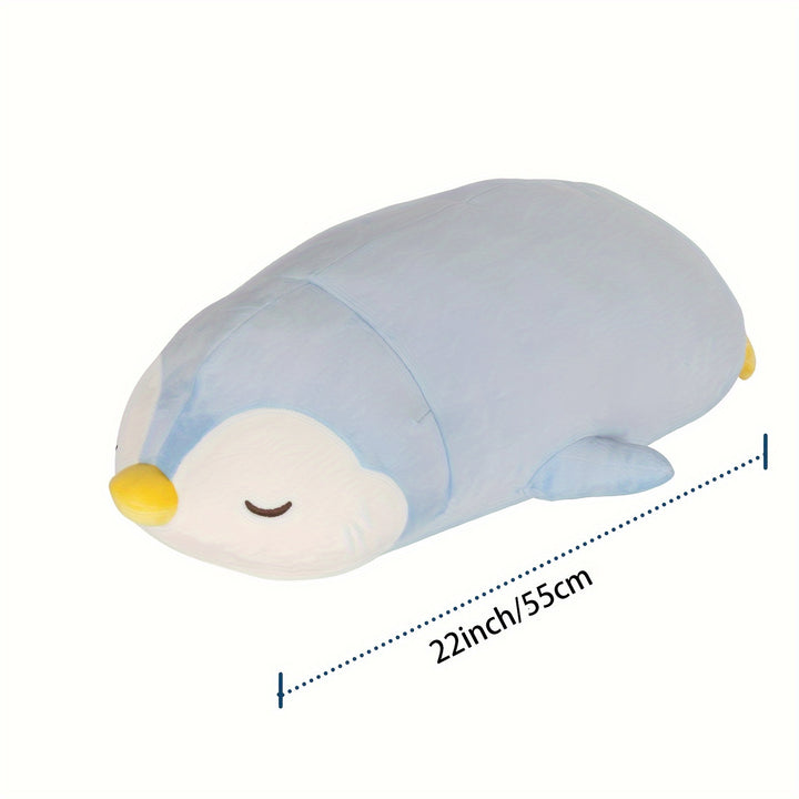 22" Penguin Stuffed Animal Plush Toy Large Cute Soft Body Pillow Kawaii Plushies For Girls, Gift For Kids Girl Boy Christmas Birthday