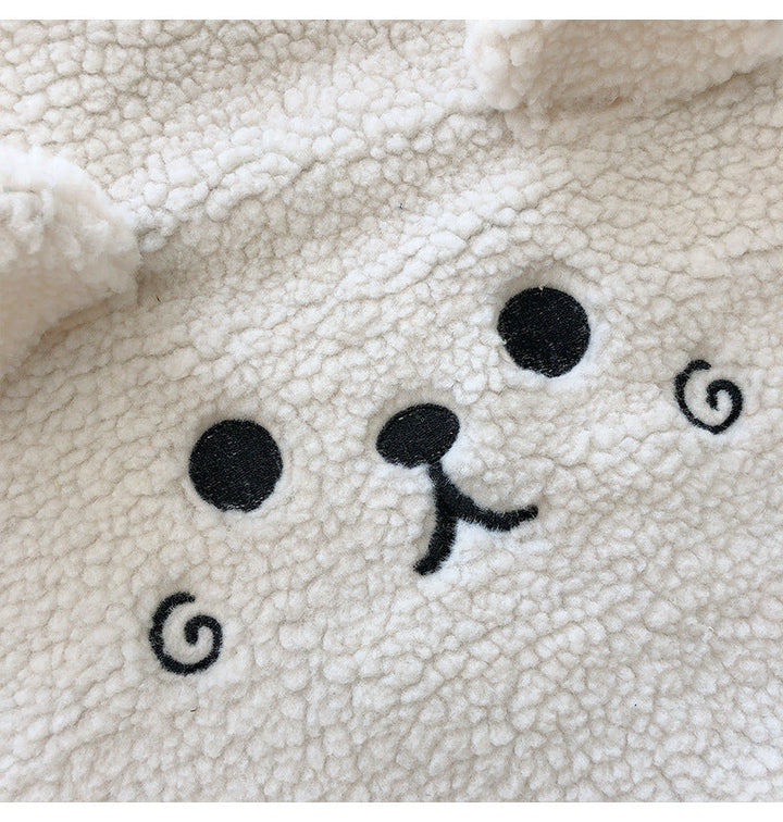 Ultra Soft Teddy Bear Face Tote Bags