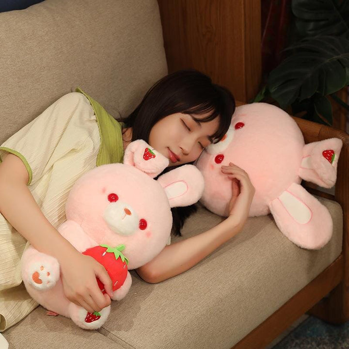 Valentine's Day Strawberry Love Bunny Plushies