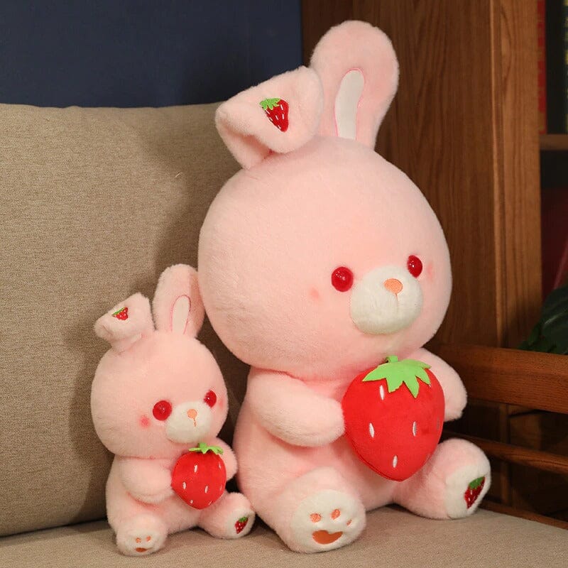 Valentine's Day Strawberry Love Bunny Plushies