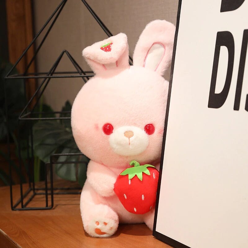 Valentine's Day Strawberry Love Bunny Plushies