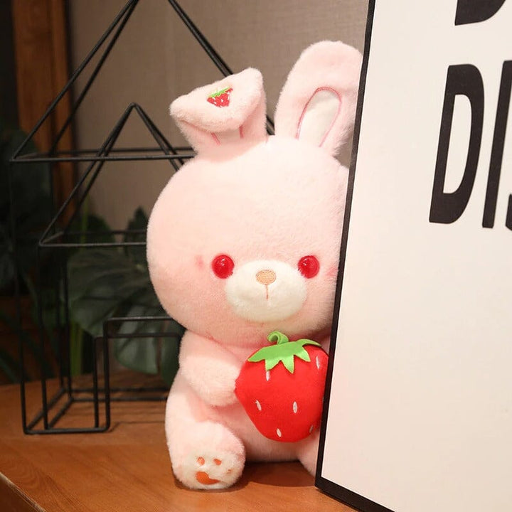 Valentine's Day Strawberry Love Bunny Plushies